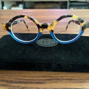 SEE Glasses Tortoise and Blue Women’s